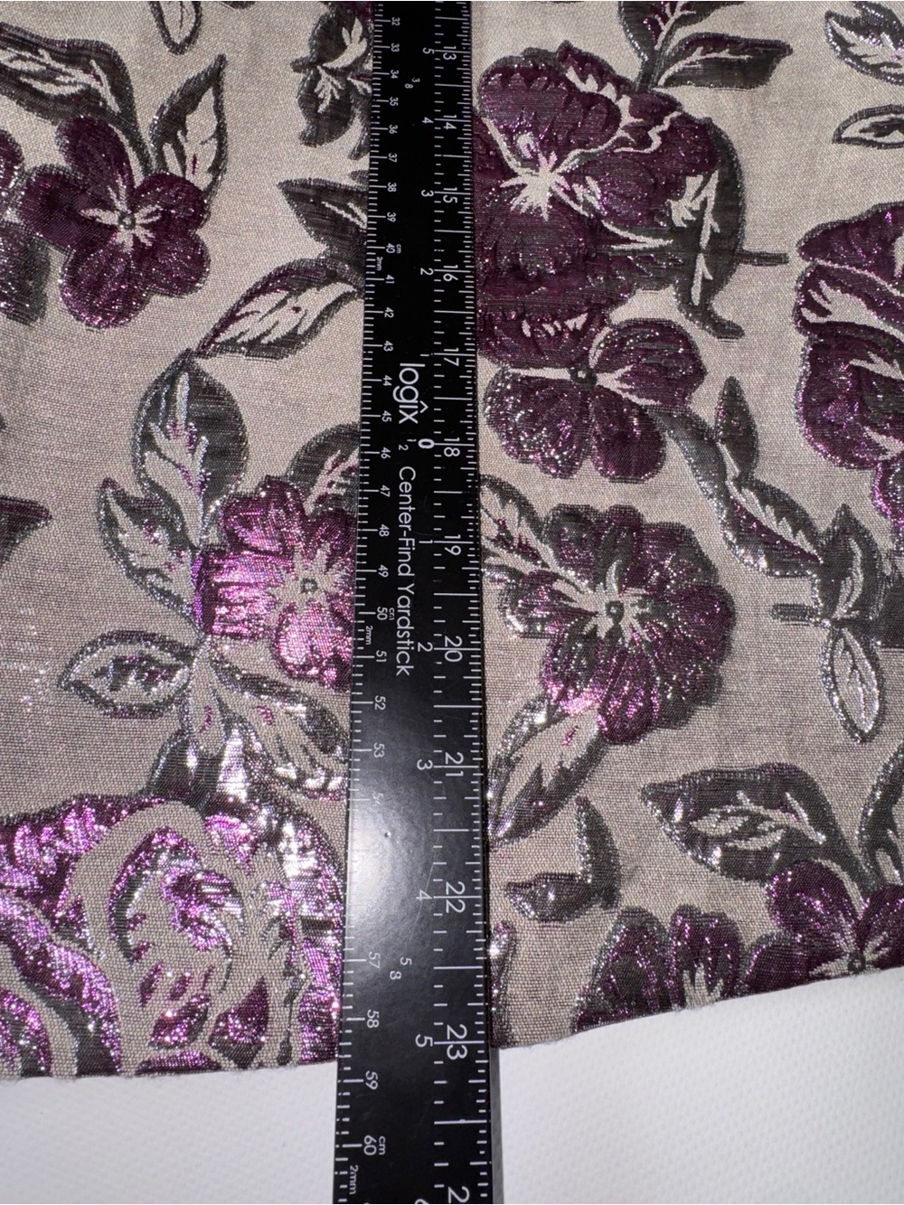 Eloquii Metallic Brocade Floral Fit and Flare Dress 18 nwt Feminine - Picture 9 of 13